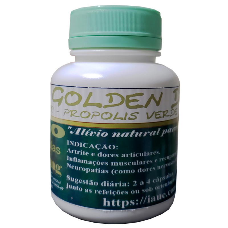 1 Golden Defense artesanal - Imunidade e Vitalidade em Cápsulas (120 cápsulas, 600mg)