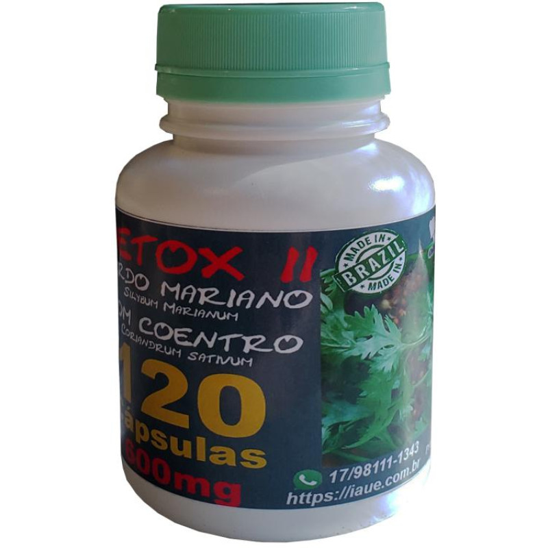 Detox - Cardo Mariano + Coentro cápsulas 580mg