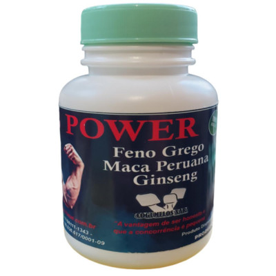 Mens Power - Feno Grego, Maca peruana e Ginseng - 1 pote de 120 cápsulas 600mg Mens Power - Feno Grego, Maca peruana e Ginseng - 1 pote de 120 cápsulas 600mg